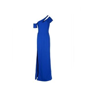 Mugler | Dresses | Elegant Blue Oneshoulder Dress Mugler Size Fr4 Us8 2400  | Poshmark